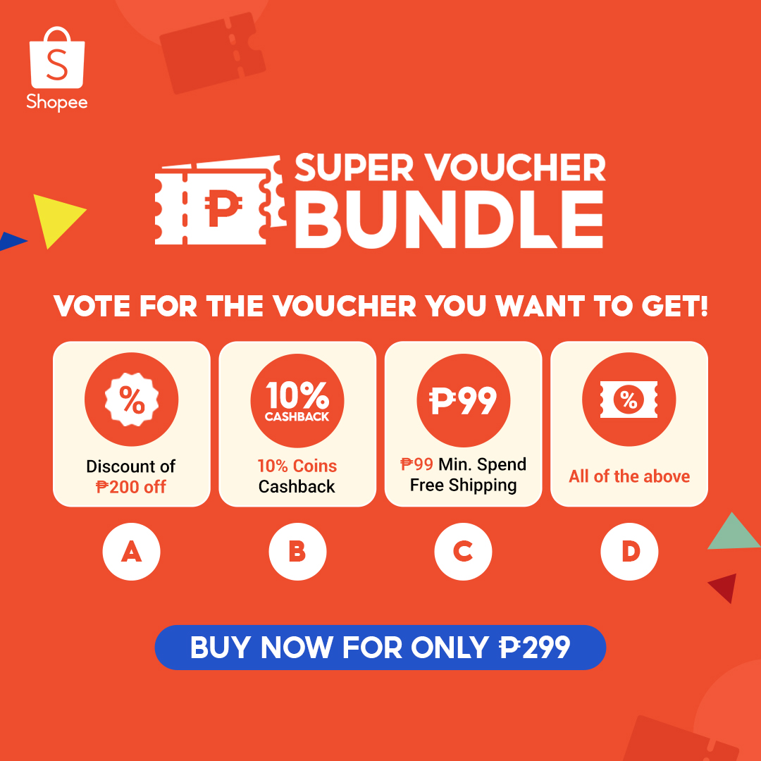 Shopee - Gotta get ‘em all! 🧡 BUY 1 AND GET 3 vouchers... | Facebook