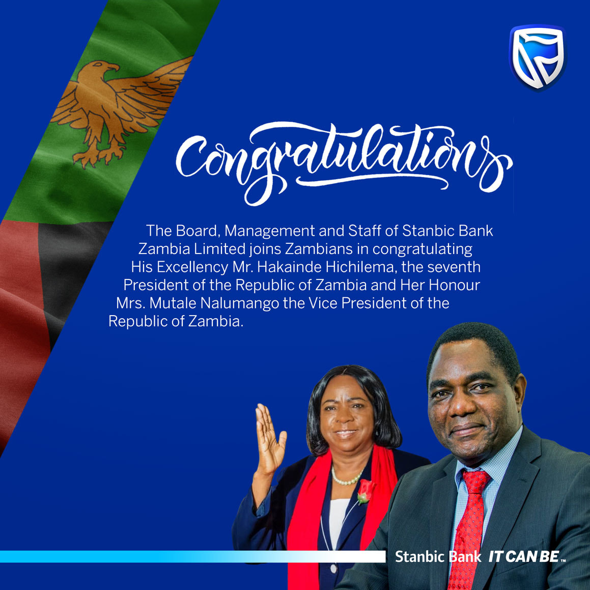 Congratulations to the seventh... - Stanbic Bank Zambia | Facebook