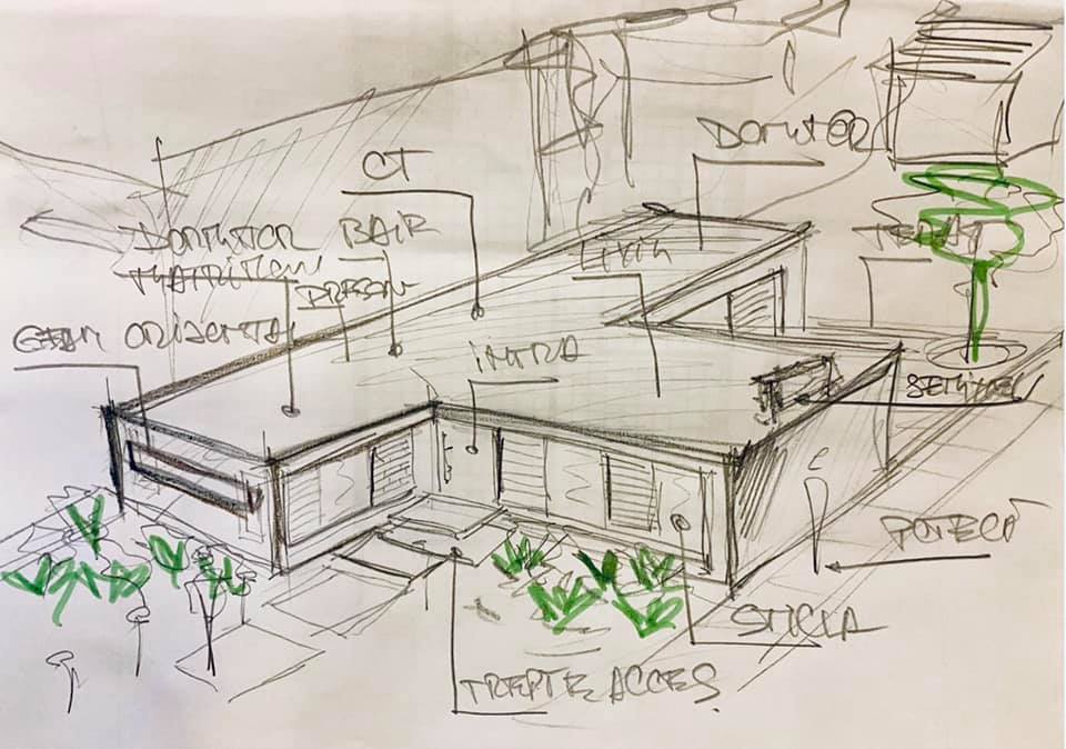 ️🏗 #conceptsketch #house #design... - HMS - Proiectare