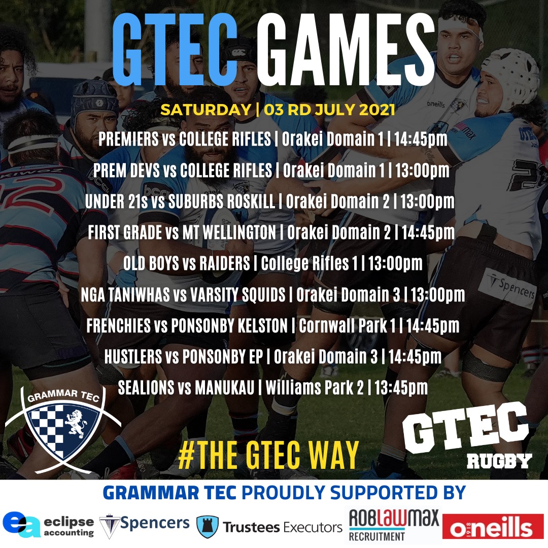 GTEC MATCHES | Its a very... - Grammar TEC Rugby Club Inc.
