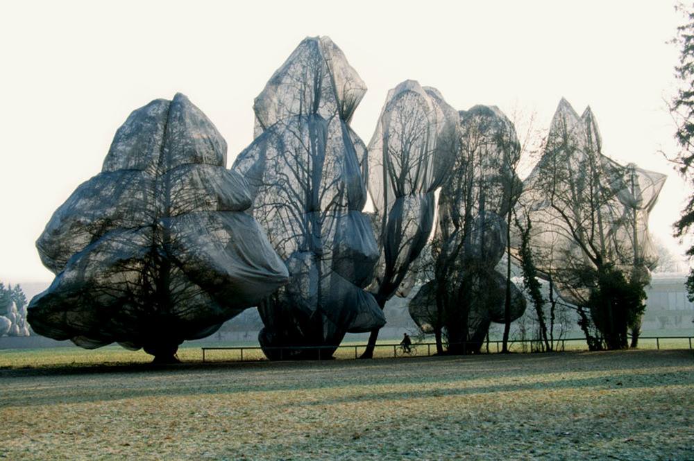 Christo and Jeanne-Claude. Wrapped Trees, Fondation Beyeler and