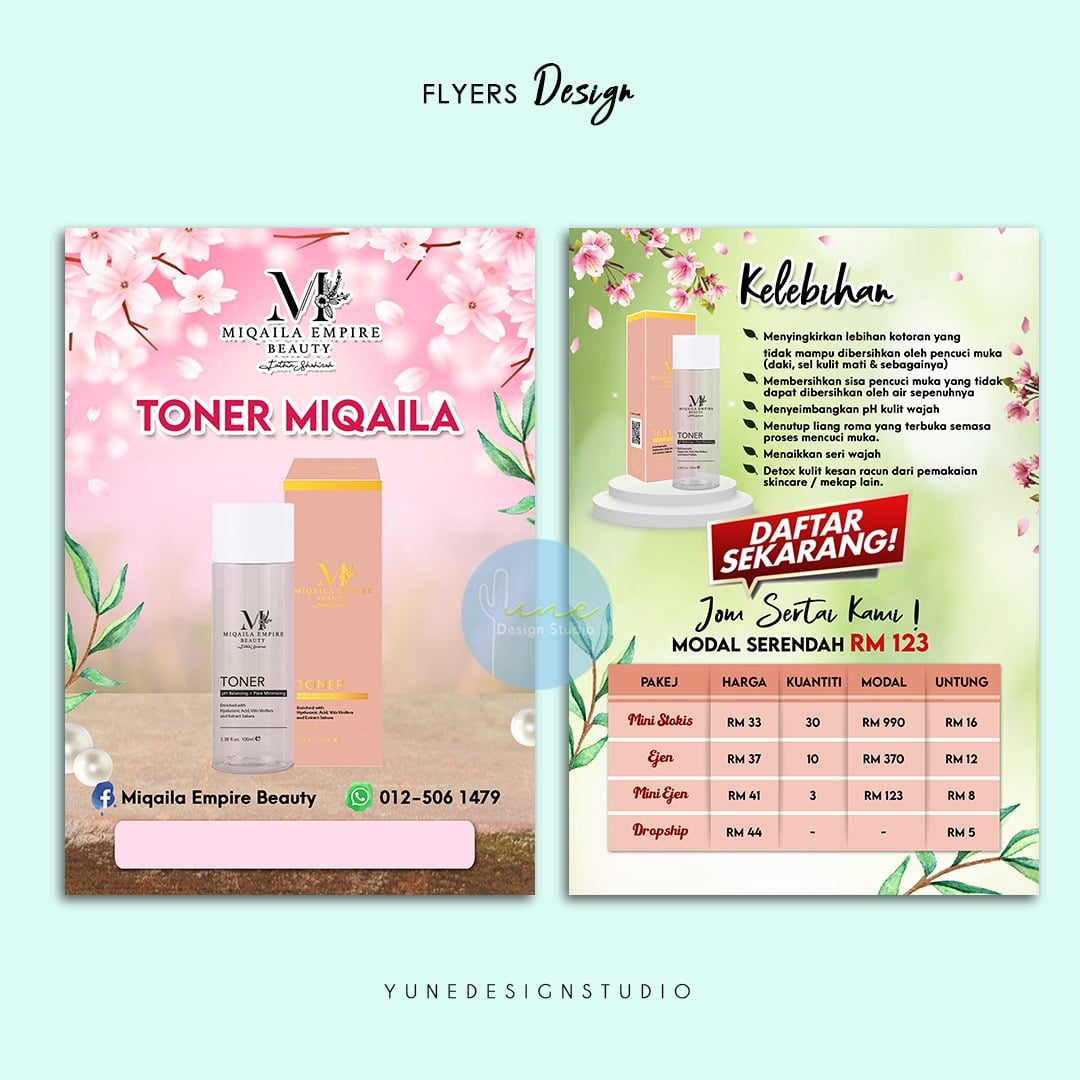 Design by Yune - [ FLYERS ] 'FLYERS CANTIK, RAMAI...
