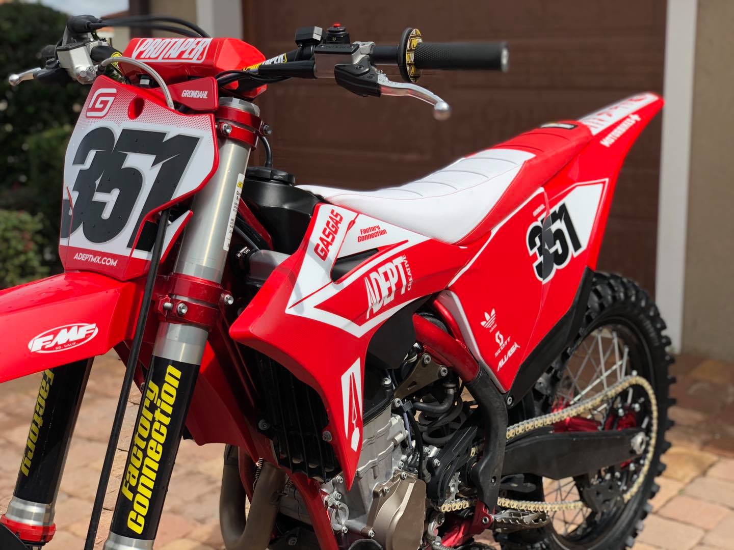 Custom GasGas graphics kit with a... - Adept Creative Co.