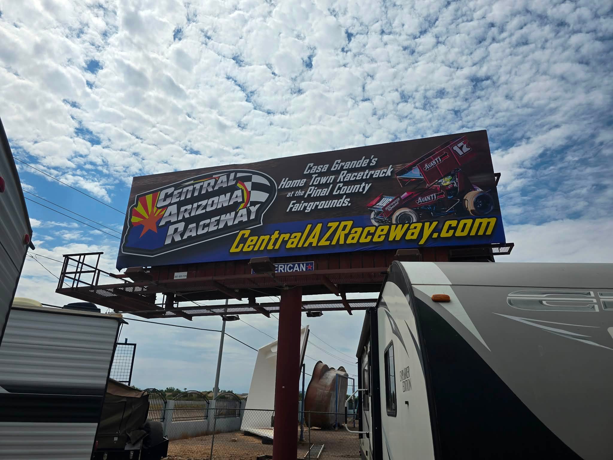 Central AZ Raceway at Pinal County Fairgrounds racing event