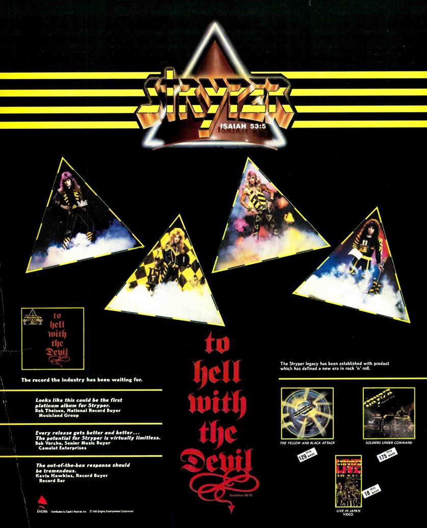 Stryper - To Hell With The Devil 1986