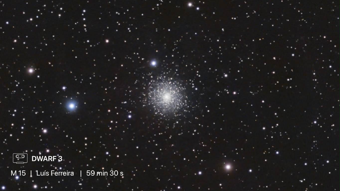 NGC 6633 star cluster imaging with DWARF 3 mini telescope