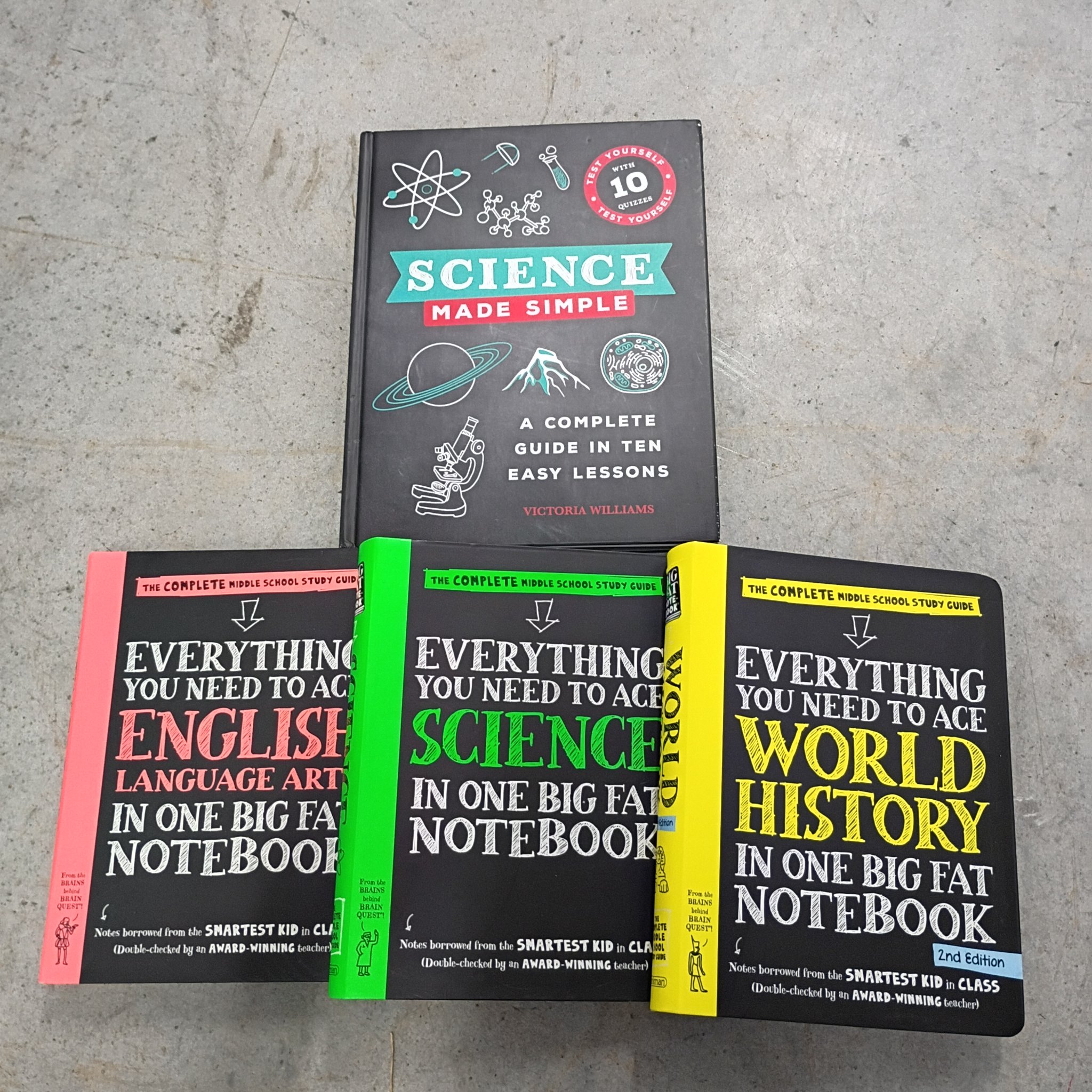 Excellent set of four educational study guides. This collection