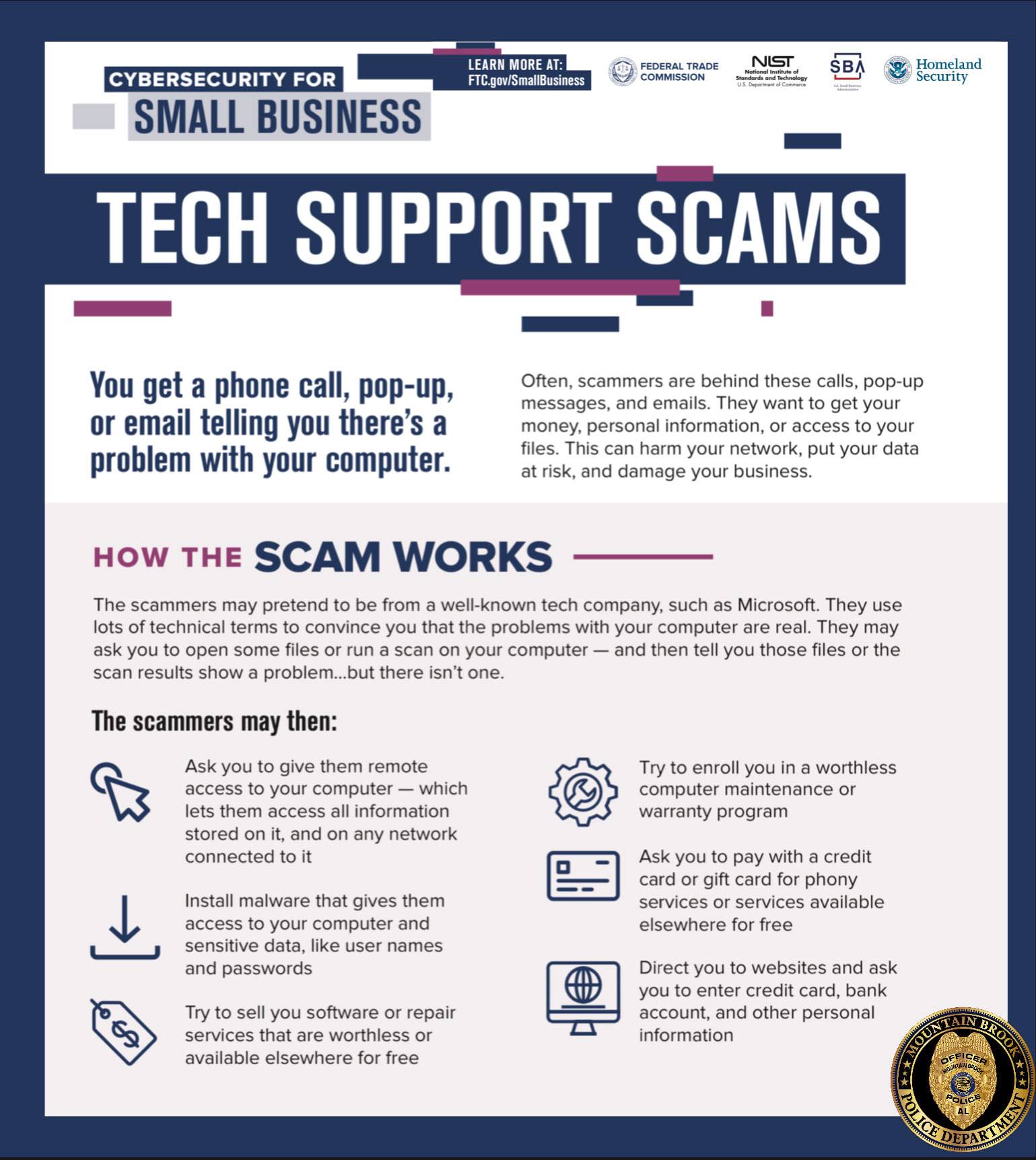 Mountain - SCAM ALERT: There has been a recent increase in phishing ...