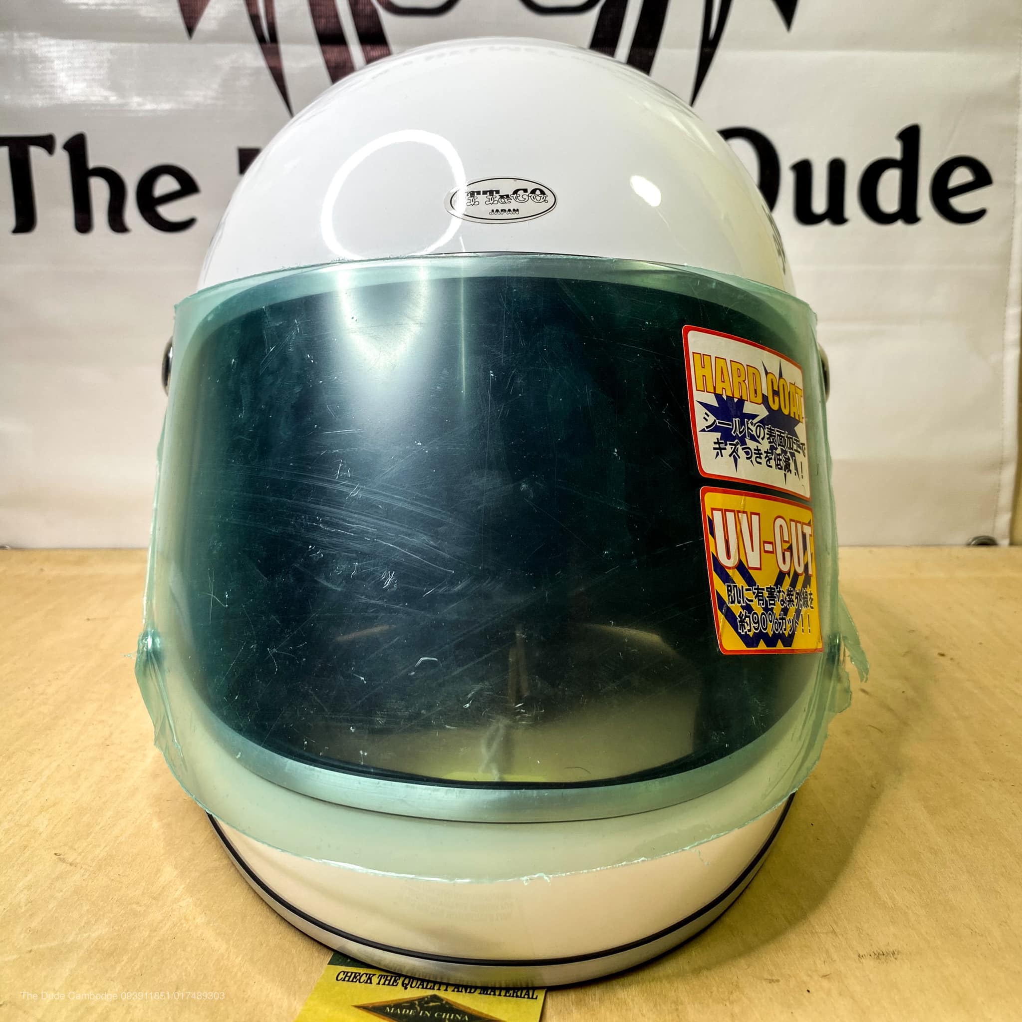 Japan ?? TT&Co Thompson fullface helmet Vintage style , Slim fit 