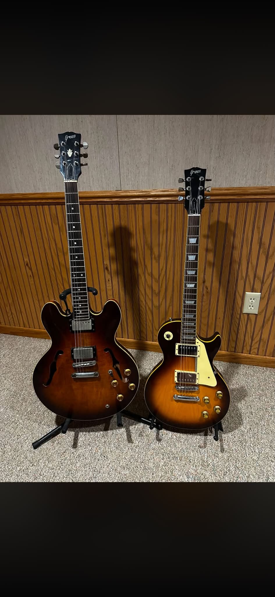 My two beautiful Grecos 1976 EG700 Standard and 1978 EG800 Custom