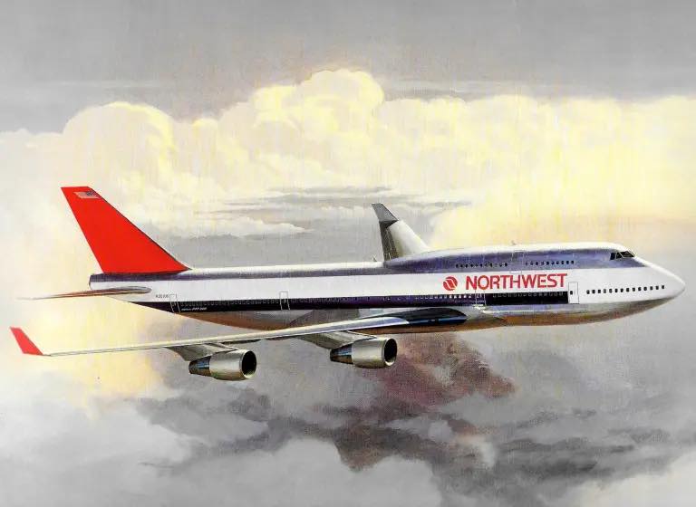 航空機・ヘリコプター NORTHWEST WORLDPLANE B747-400 1/400 Aircraft