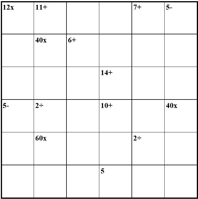 KenKen Puzzle - KenKen Puzzle added a new photo.