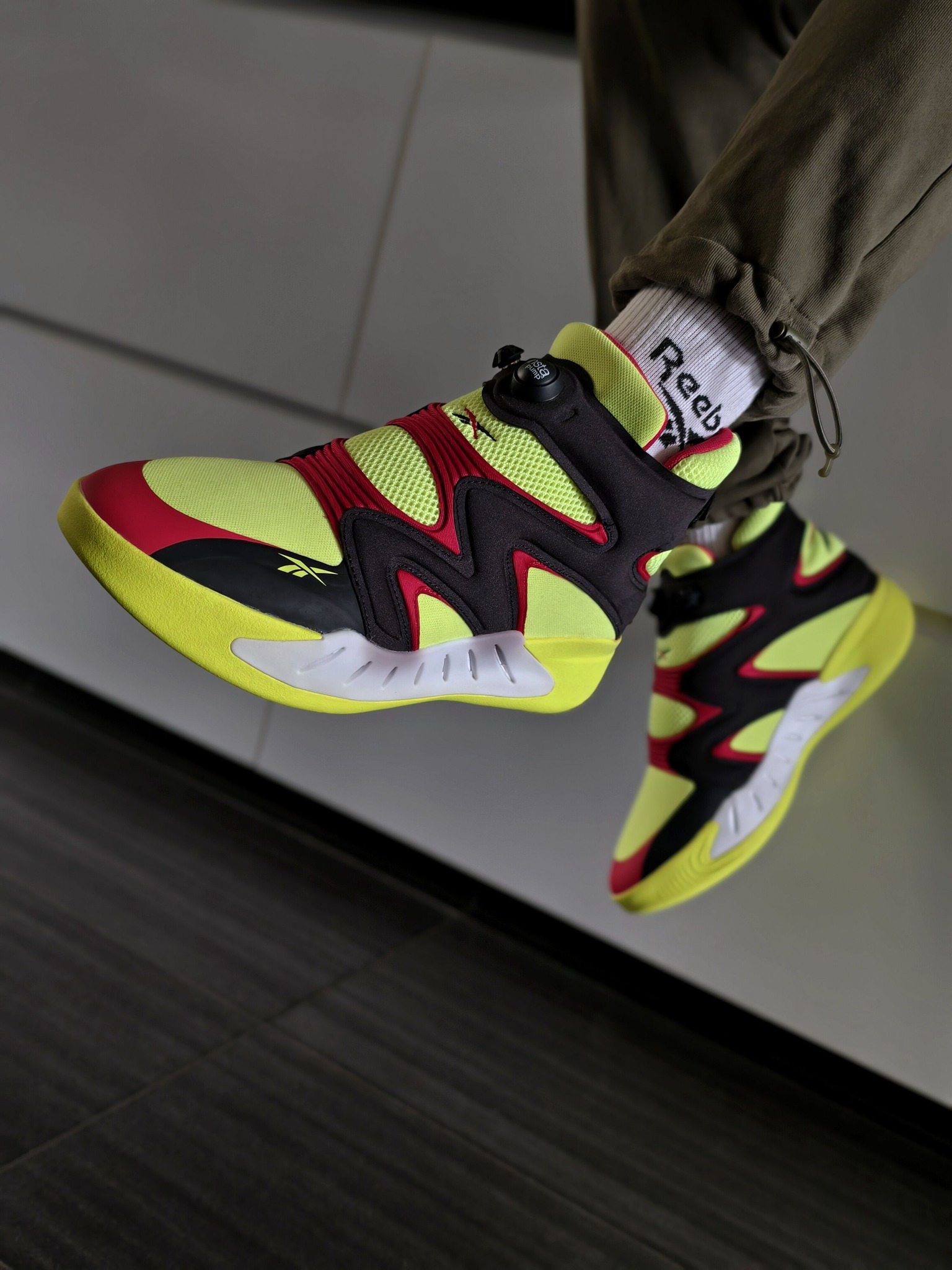 Stepping into Saturday pumped up with the Reebok Instapump Fury Zone