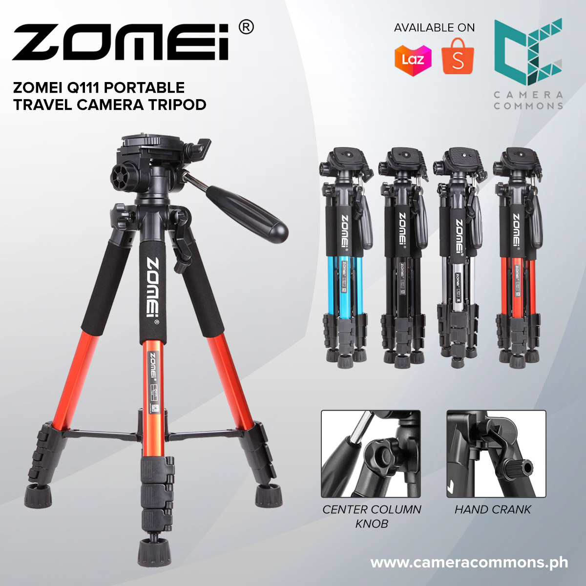The Zomei Q111 has been designed from... - Camera Commons PH