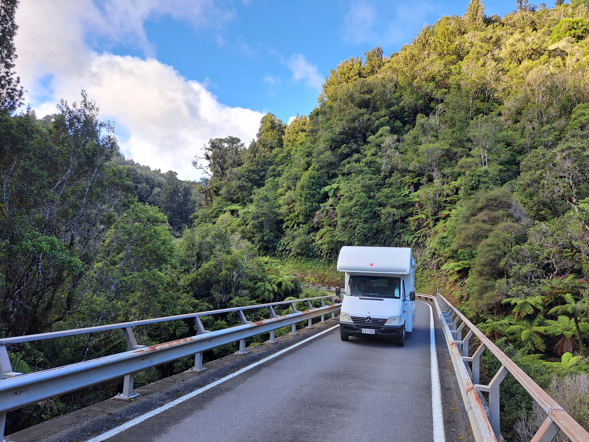 Motorbike and campervan swap in New Zealand