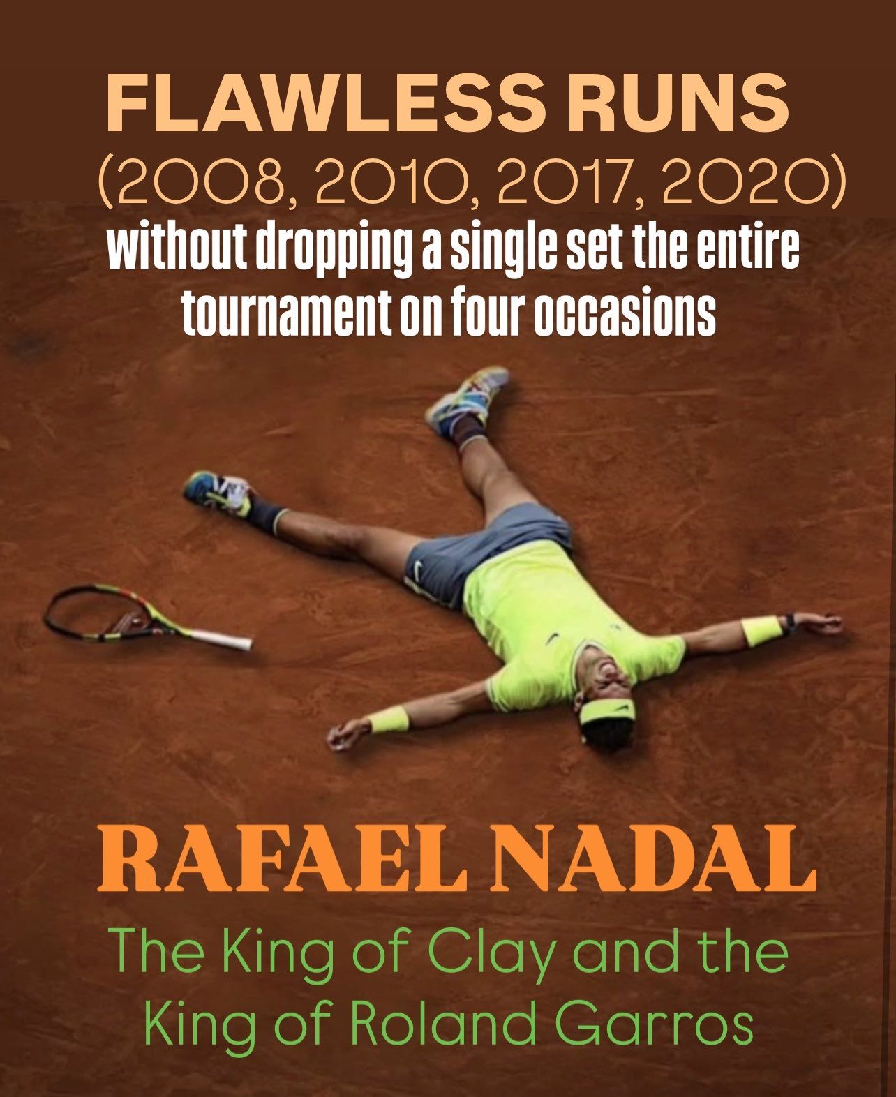 10 players Rafael Nadal has 𝐛𝐚𝐠𝐞𝐥𝐞𝐝 at Roland-Garros