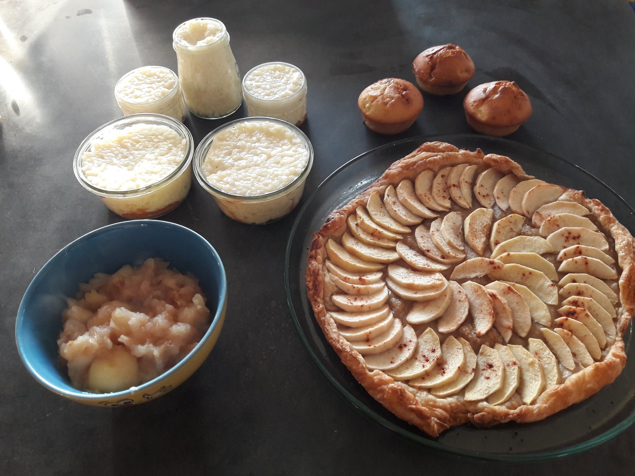 Lemon Pie Production Du Jour Riz Au Lait Compote Tarte Aux Pommes Et Gateau Au Yaourt Quand Un Virus Te Fait Passer De Top Chef A Ginette Mathiot Facebook