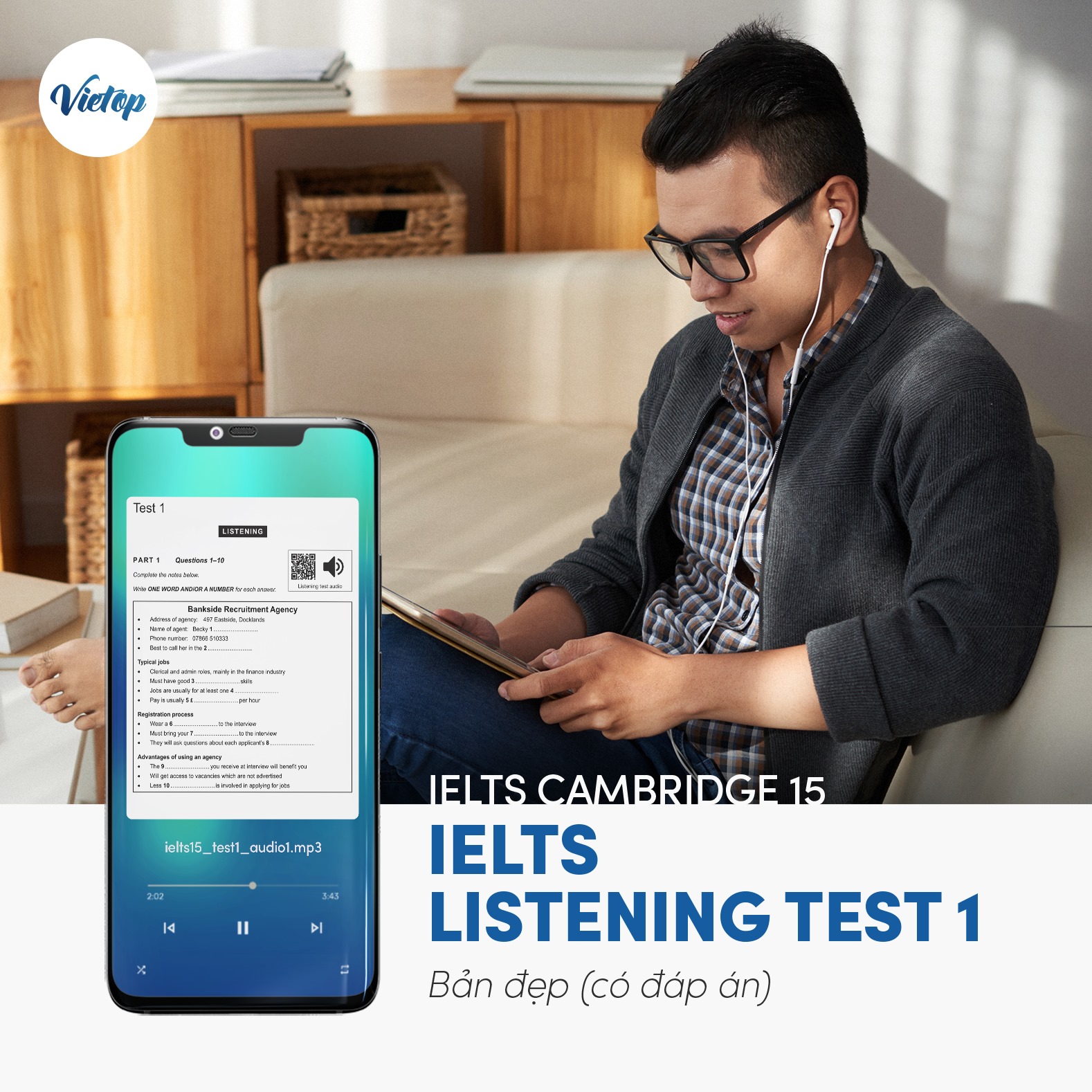 Ielts Cambridge 15 Ielts Listening Test 1 Ielts Vietop Cambridge Ielts