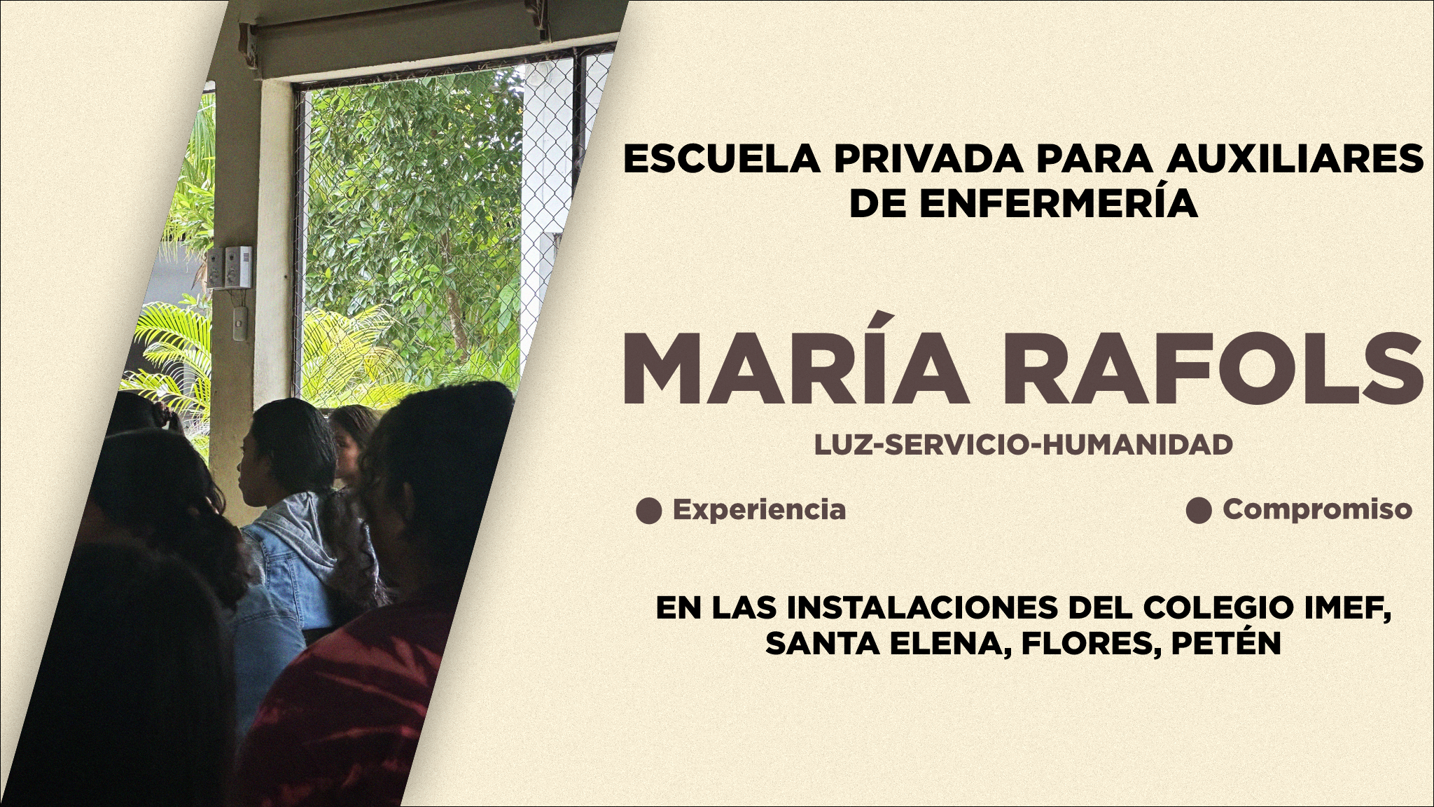 Escuela Privada para auxiliares de enfermería “María Rafols” | Flores