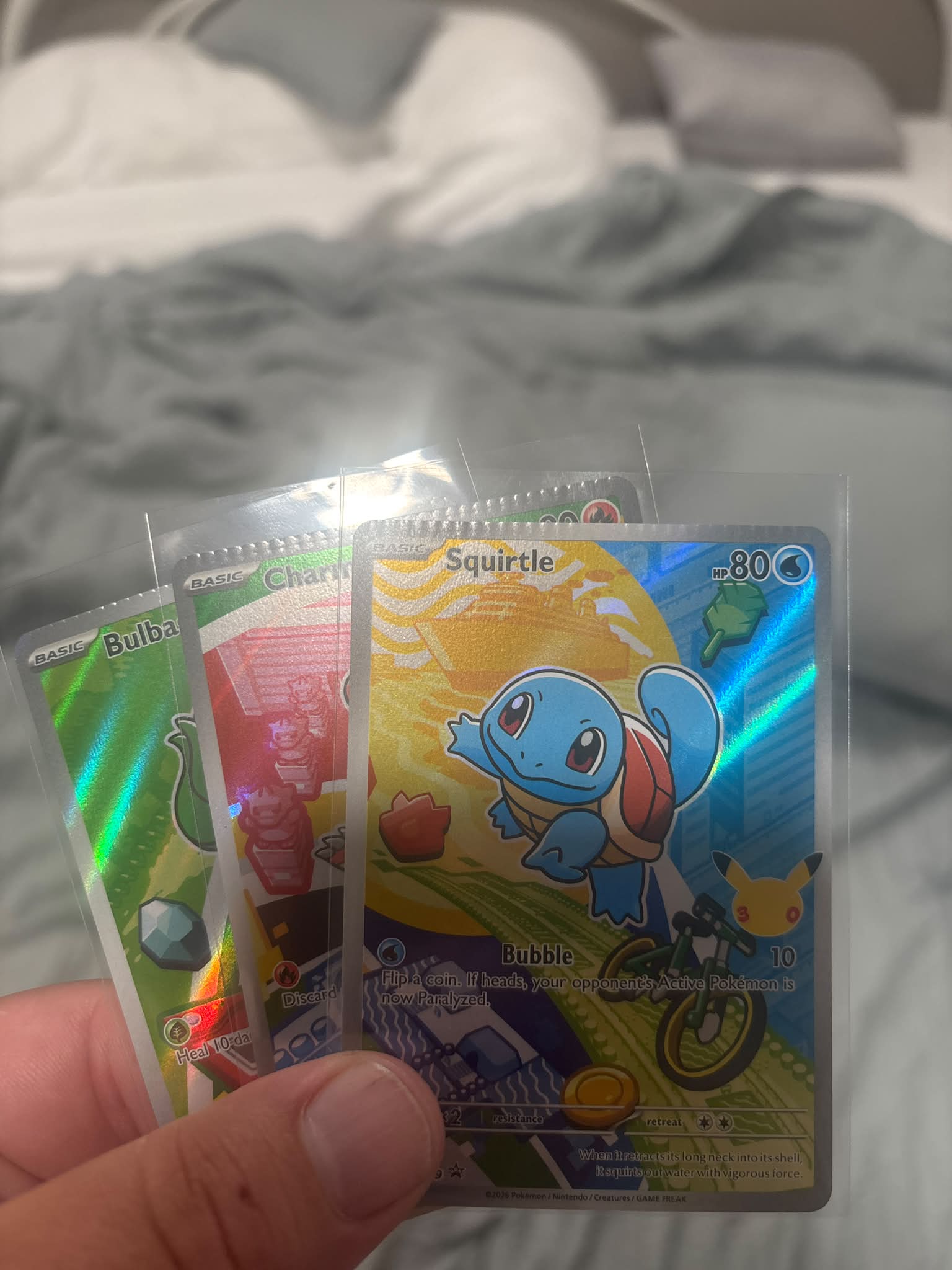Pokémon crimp error cards with unique finish feature