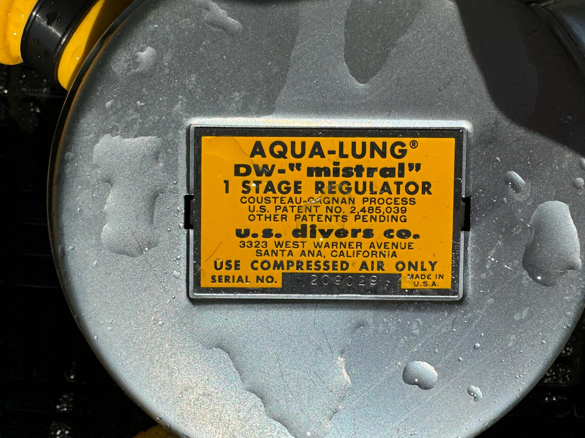One of my AQUA-LUNG Mistral