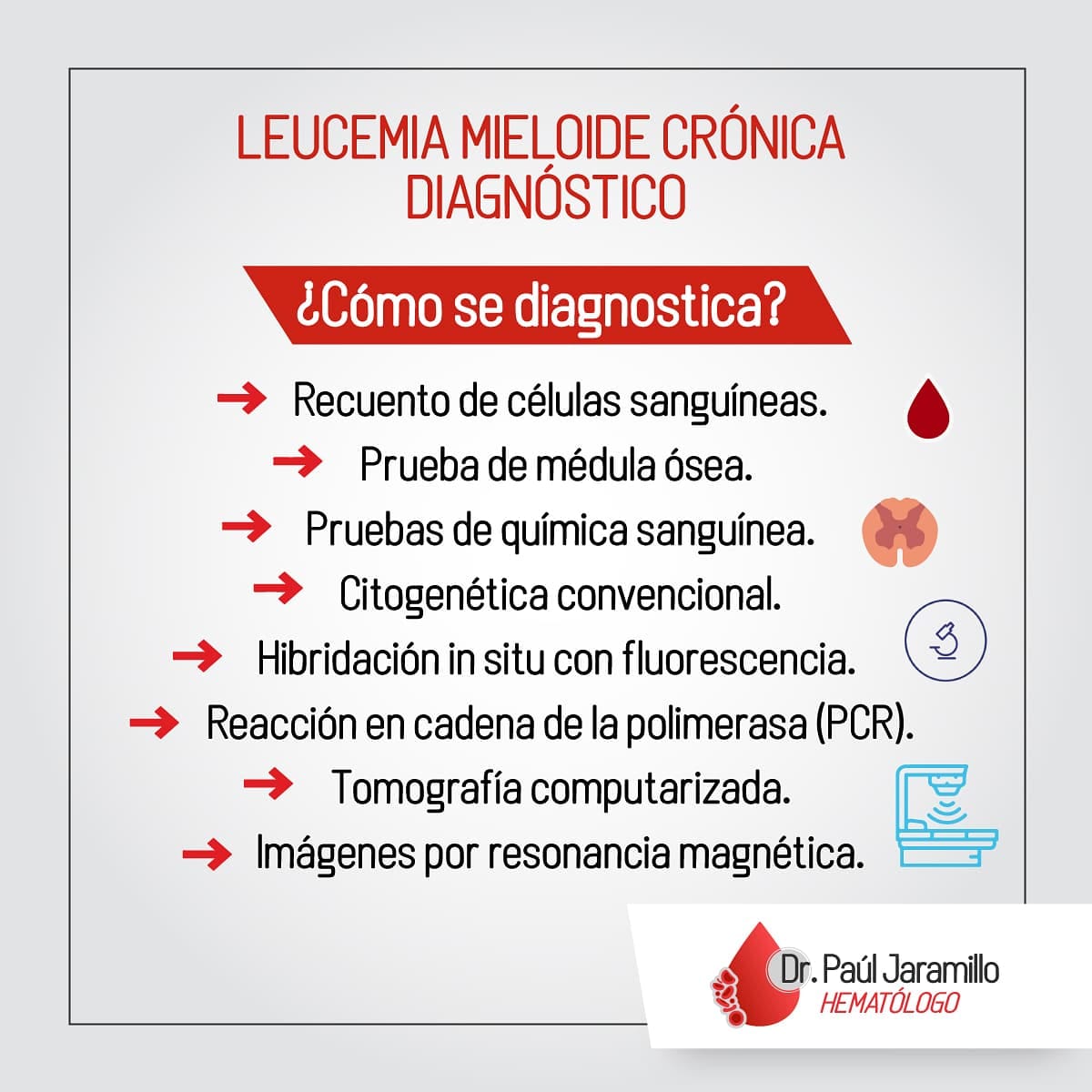 Diagnóstico:... - Dr. Paúl Jaramillo T. - Hematólogo