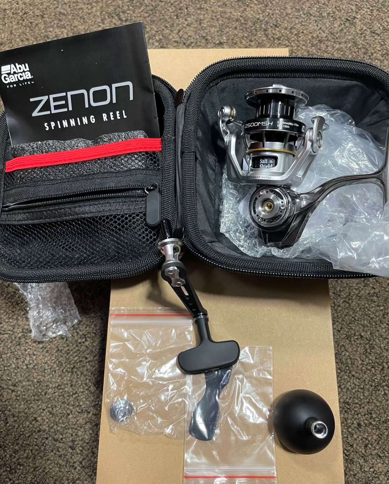 Abu Garcia zenon 2500 msh spinning reel new $300