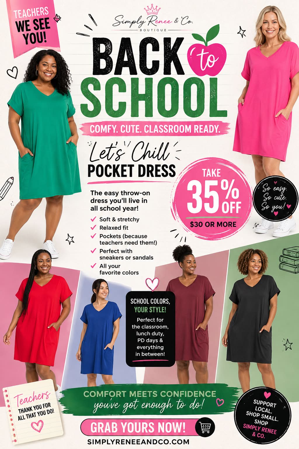 cute teacher dresses Teachers, this one's for you! ✏️🍎 The sweetest little apple print dress to kick off the school year in style. Shop The Dress >> https://chicsoul.us/4f2RXOy Size:XS / US 0 37 Memes From The Midi dress for summer 4% spandex