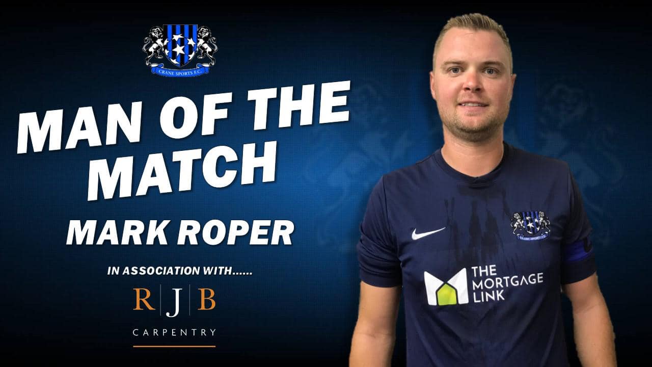 Crane sports fc - Man of the match today for Crane Sports was skipper ...