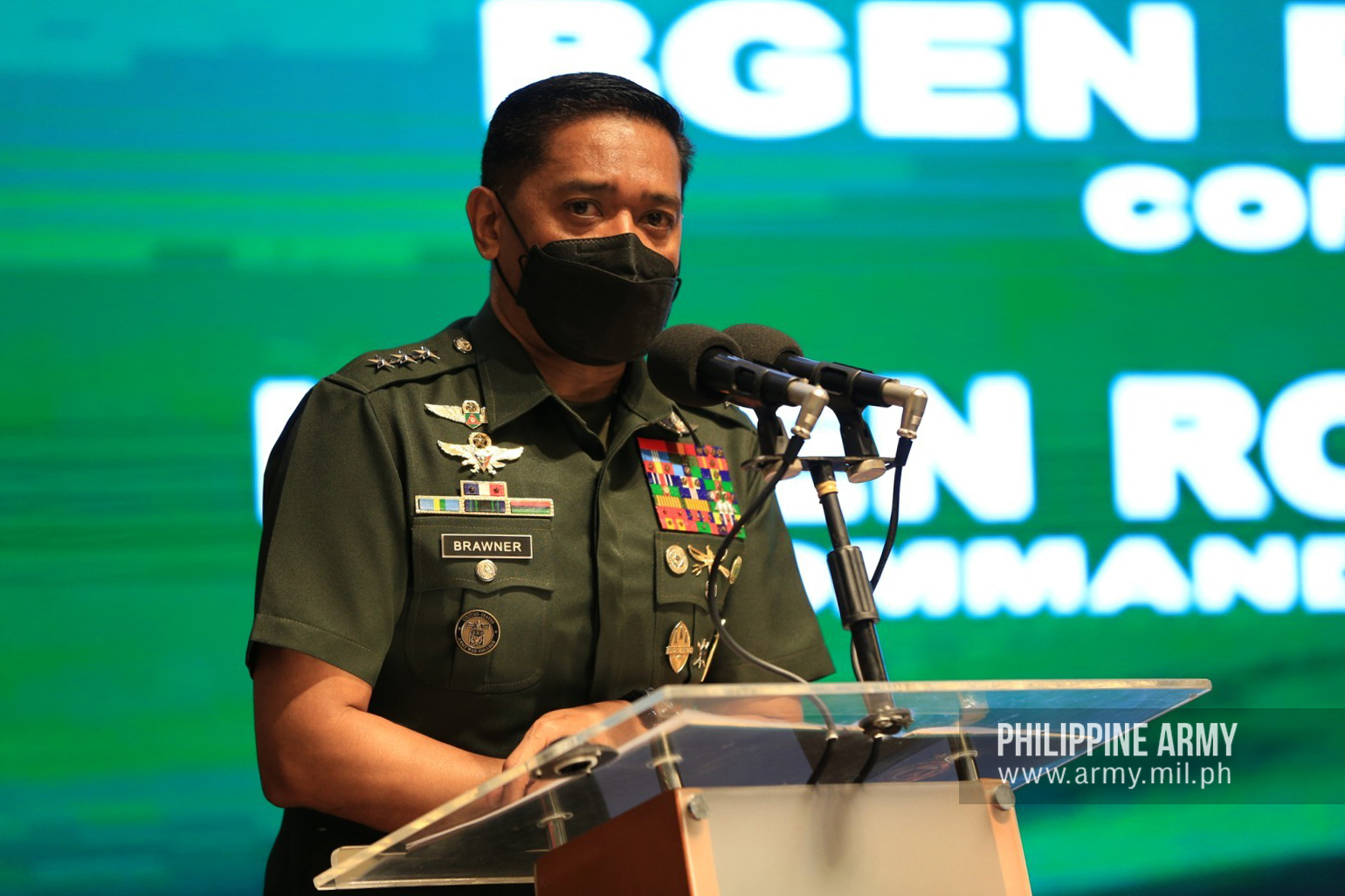 Philippine Army - Army installs new IMCOM Commander The...