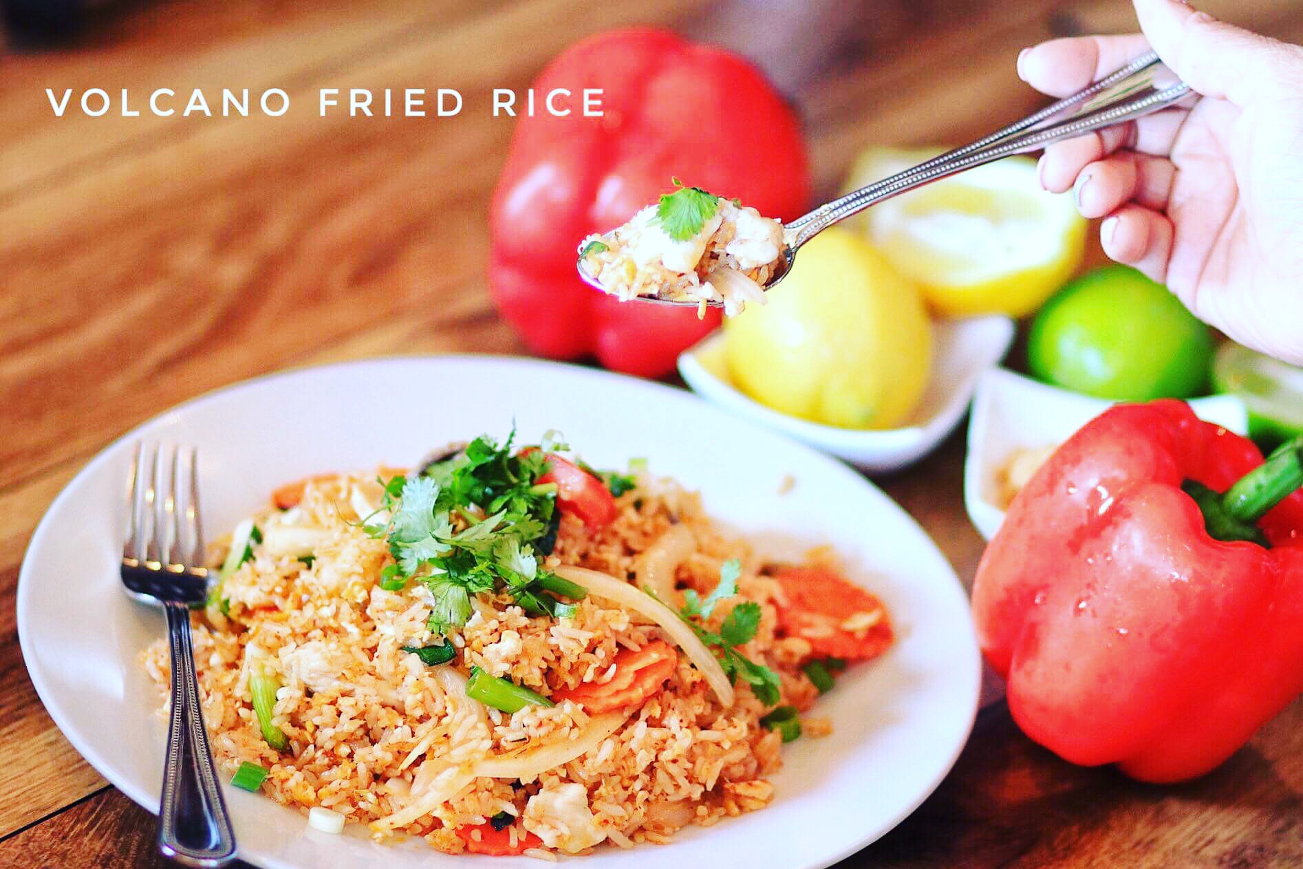 Volcano Fried Rice is exploding with... - Pad Thai St. Louis