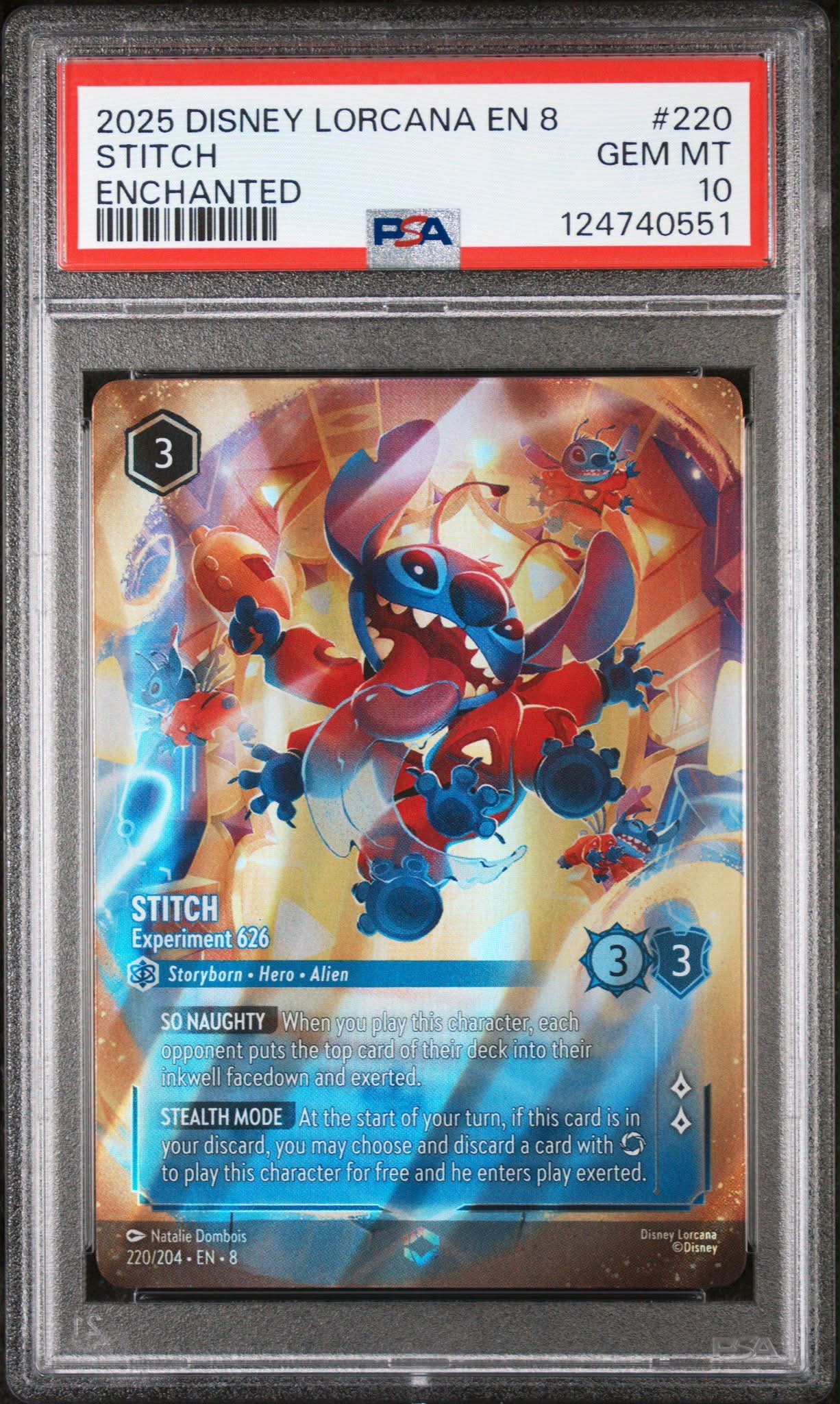 PSA 10 2026 Disney Lorcana Lilo & Stitch Fun-Loving Friends Card