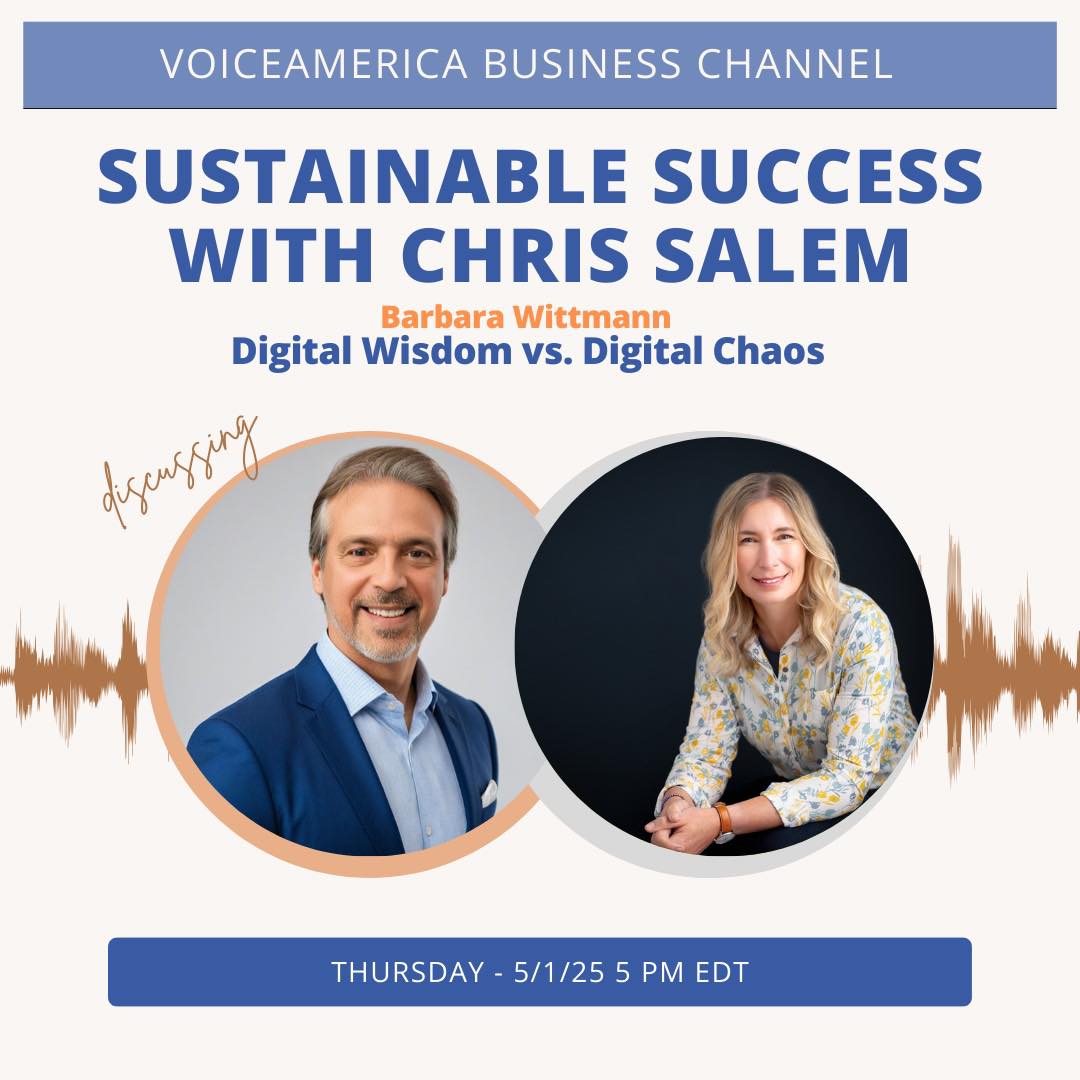🎙️ Sustainable Success Show – May 1st, 2025 | 5 PM EDT Episode