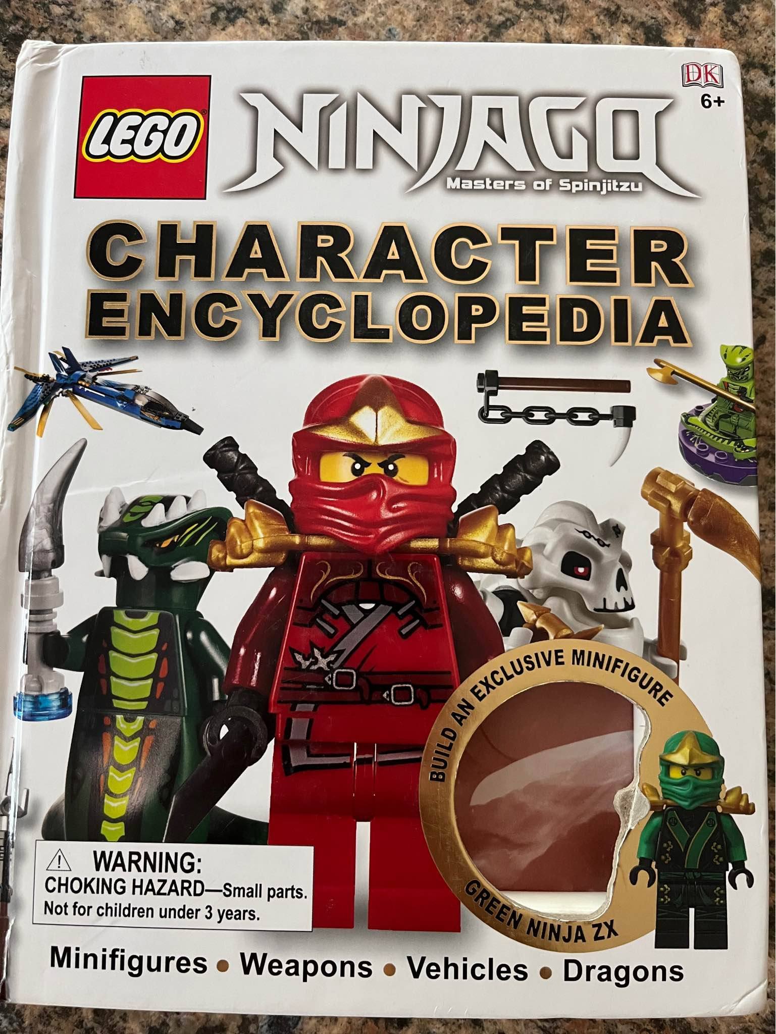 ポスター LEGO Ninjago Character Encyclopedia. book includes information on