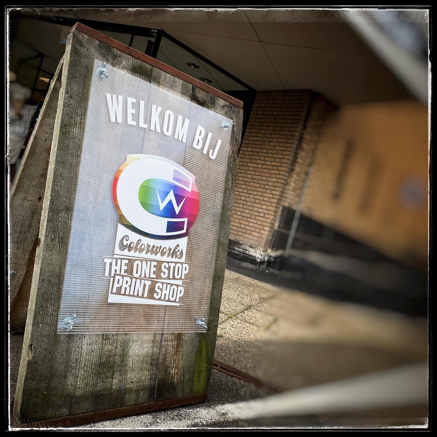 Colorworks - #buitenbord met makkelijk te wisselen platen. Gemaakt van ...