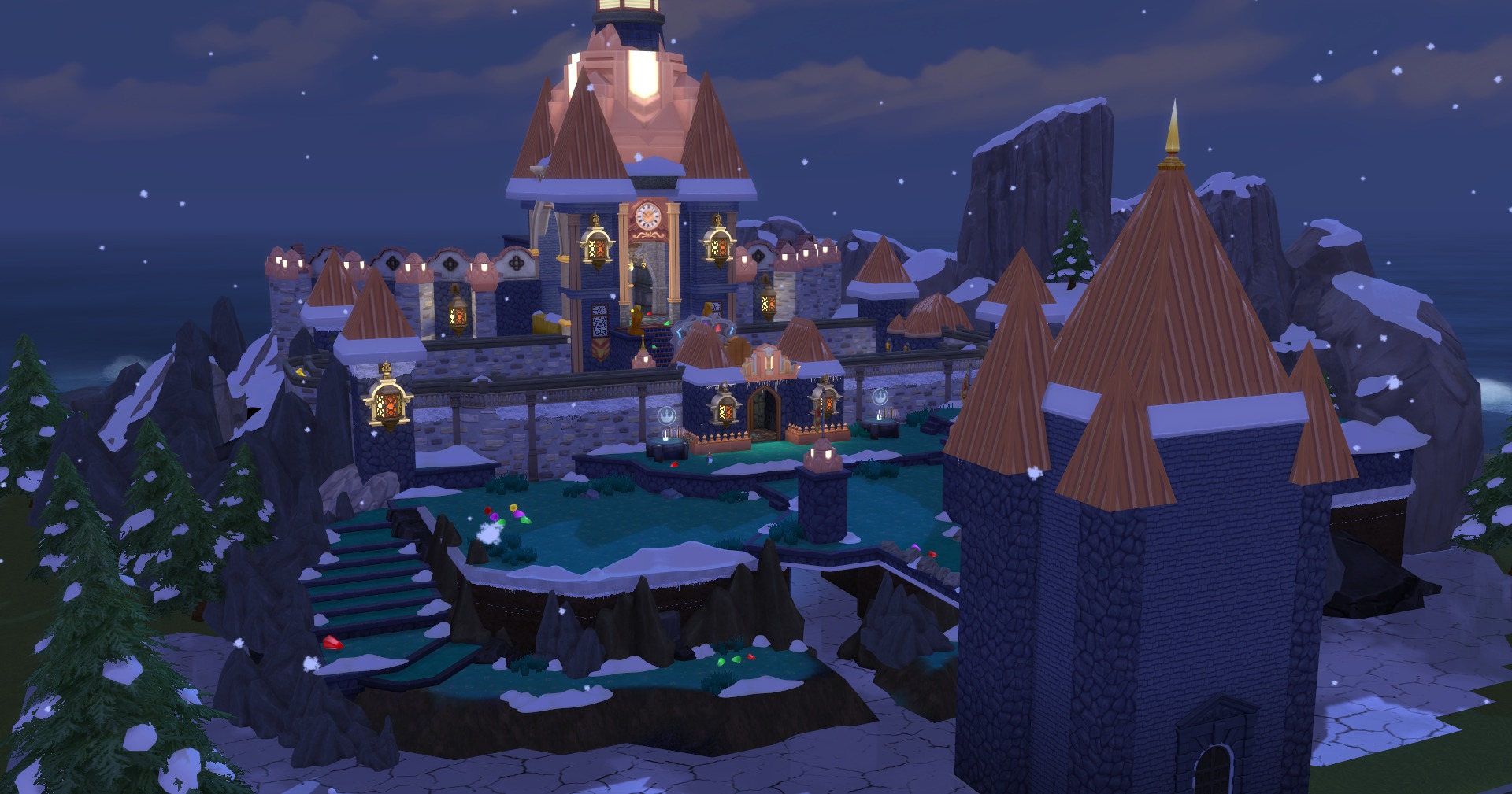 Sims 4 Winter Tundra build by Spyro 2 available for download