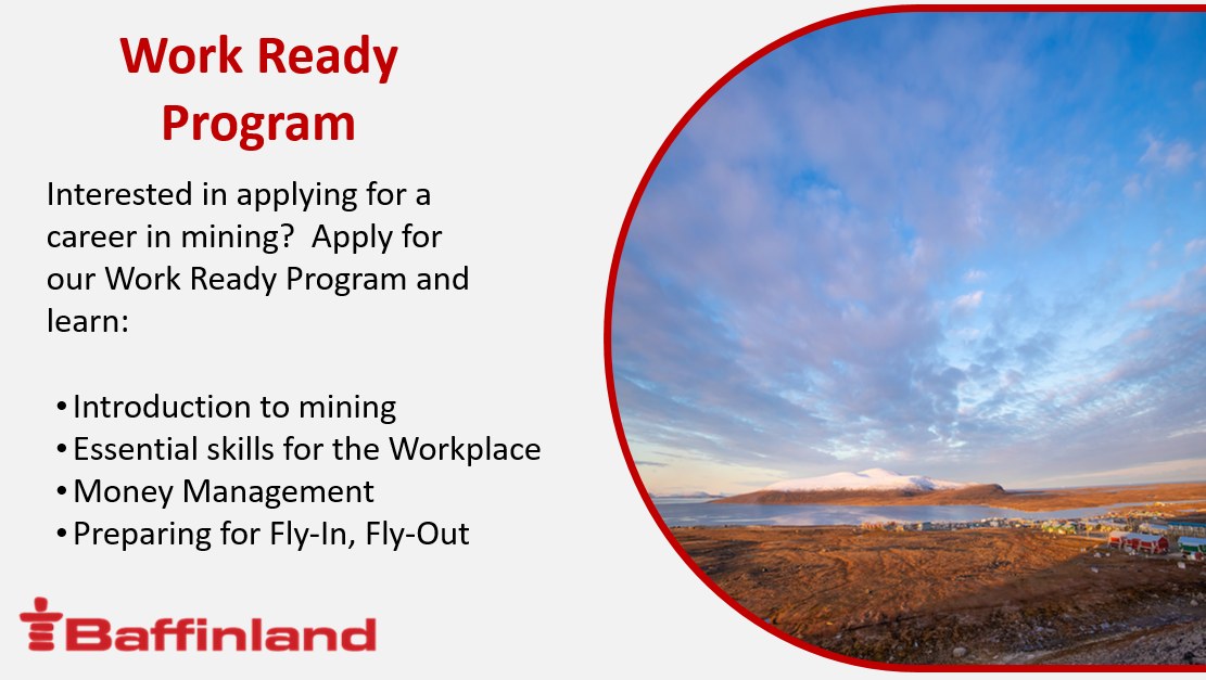Ready to take the first step... - Baffinland Iron Mines