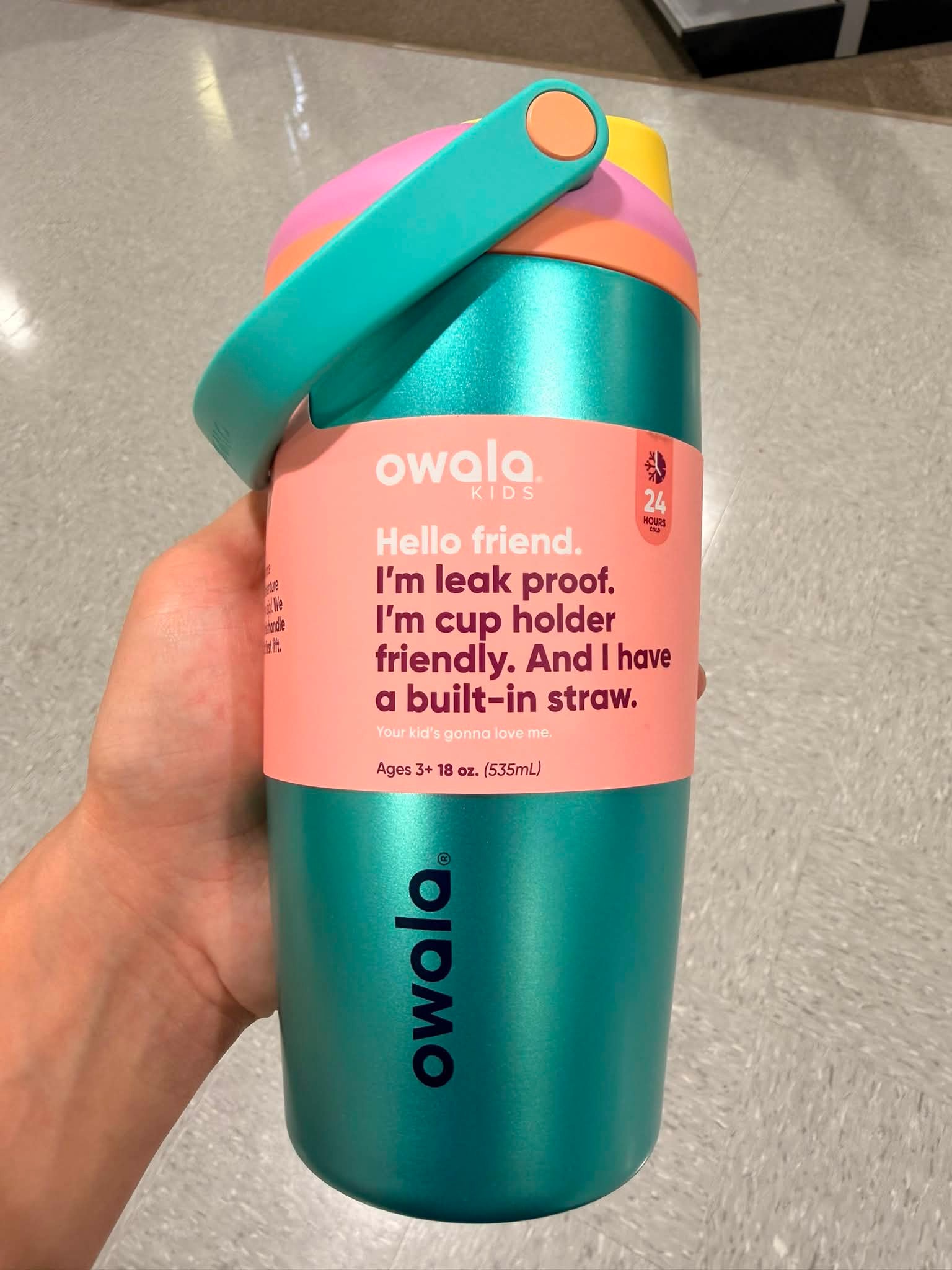 Loving the kid owala sway cups at DSG! สู้ 24 전금을 owala KIDS
