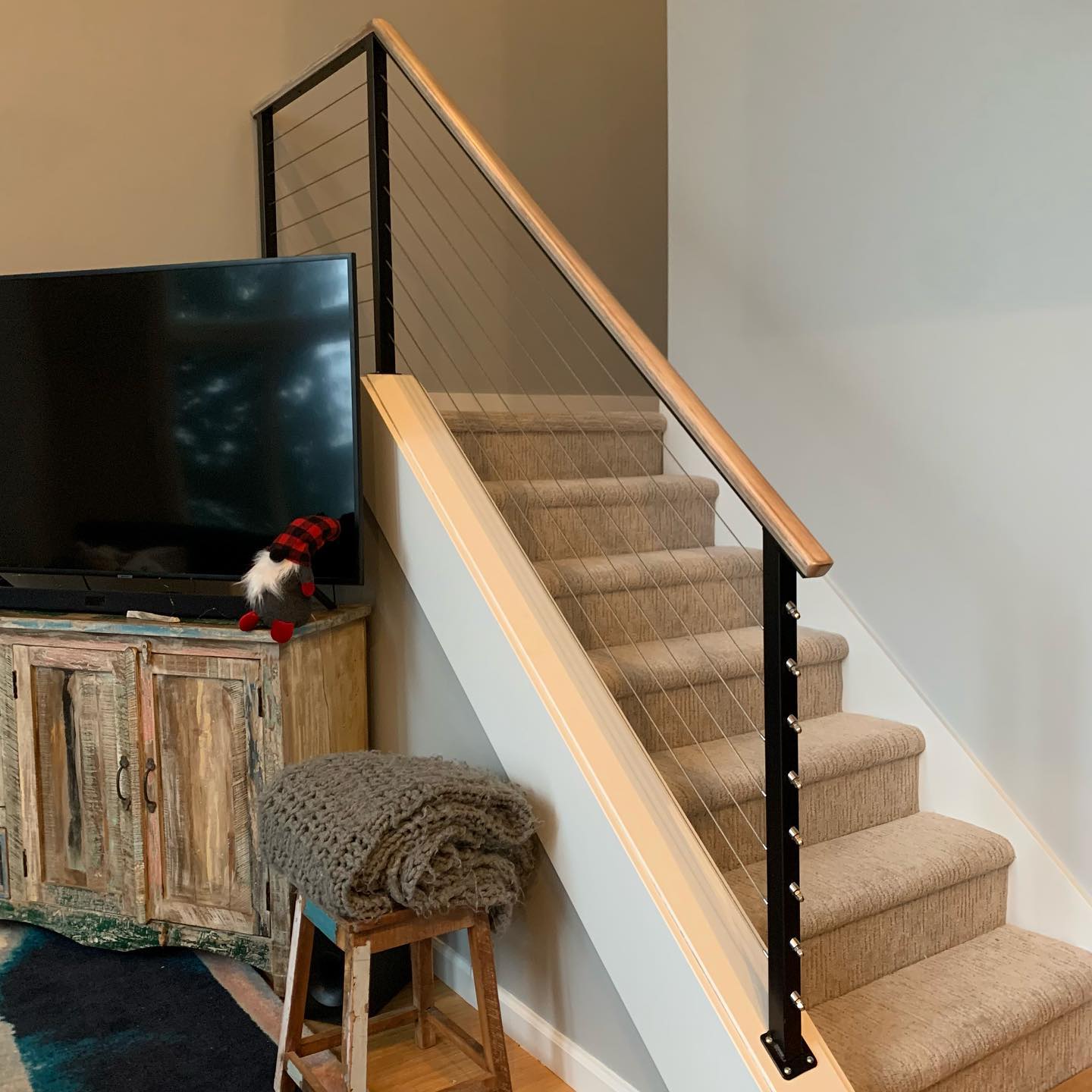 Interior cable railing.... - Custom Railings WA
