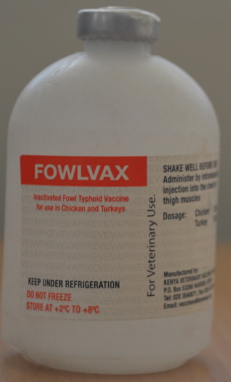African Farm Resource Centre - FOWL TYPHOID VACCINE FOWLVAX TM ...
