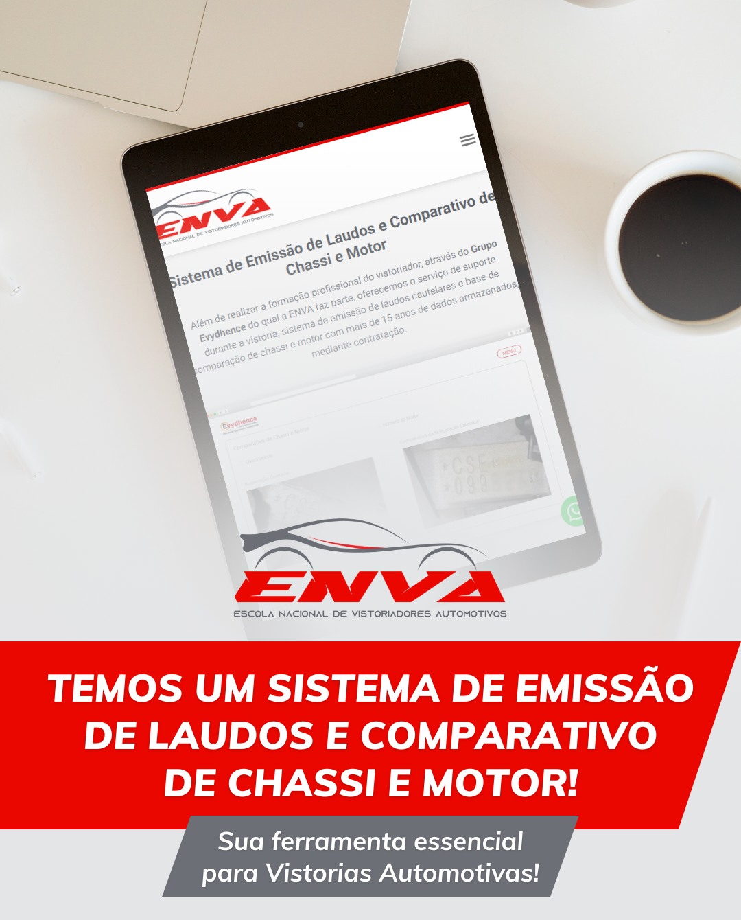 O... - ENVA - Escola Nacional de Vistoriadores Automotivos