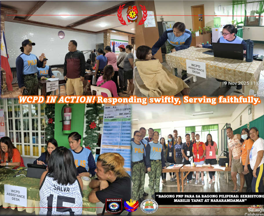 Calaca - WCPD IN ACTION! Responding swiftly, Serving faithfully. # ...