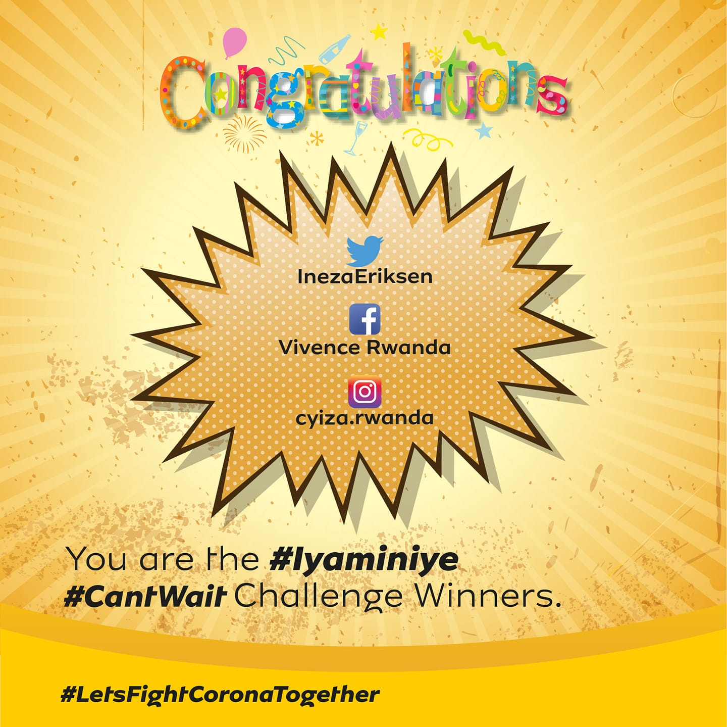 MTN Rwanda - Congratulations to our #Iyaminiye #CantWait... | Facebook