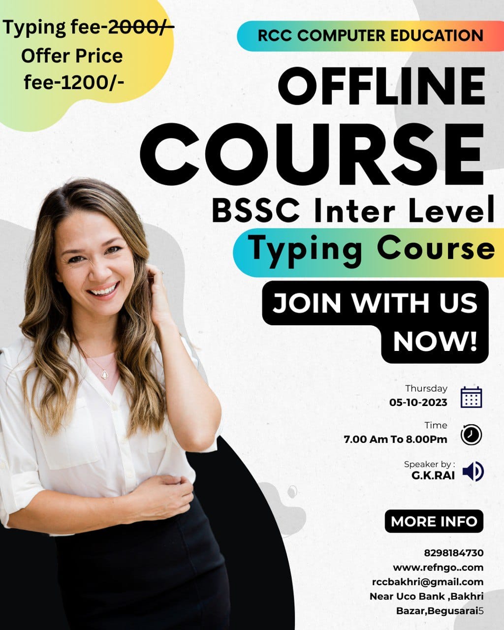RCC Computer Education | Bakhri Bazar