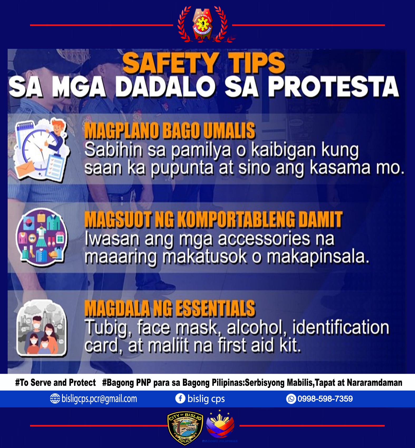 Bislig Cps - SAFETY TIPS SA MGA DADALO SA PROTESTA... | Facebook