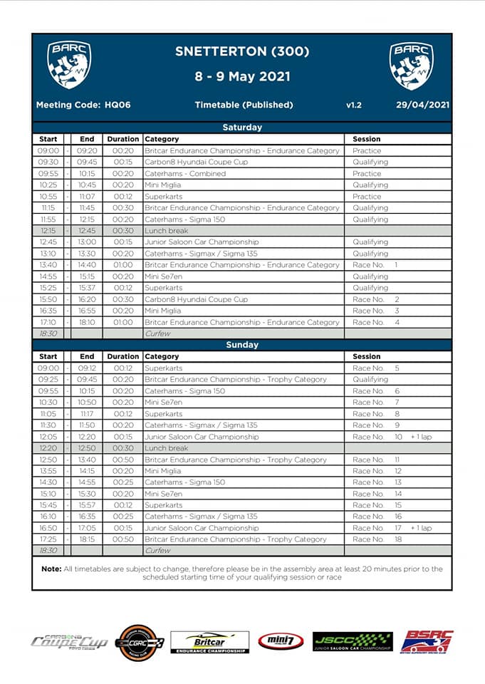 BSRC Super Series... - British Superkart Racing Club