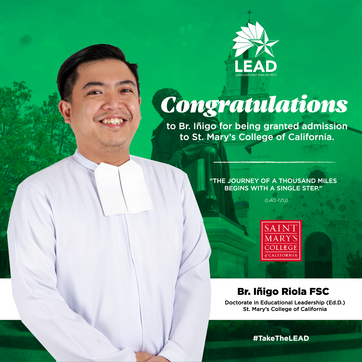 Congratulations to Br.... - Lasallian East Asia District | Facebook