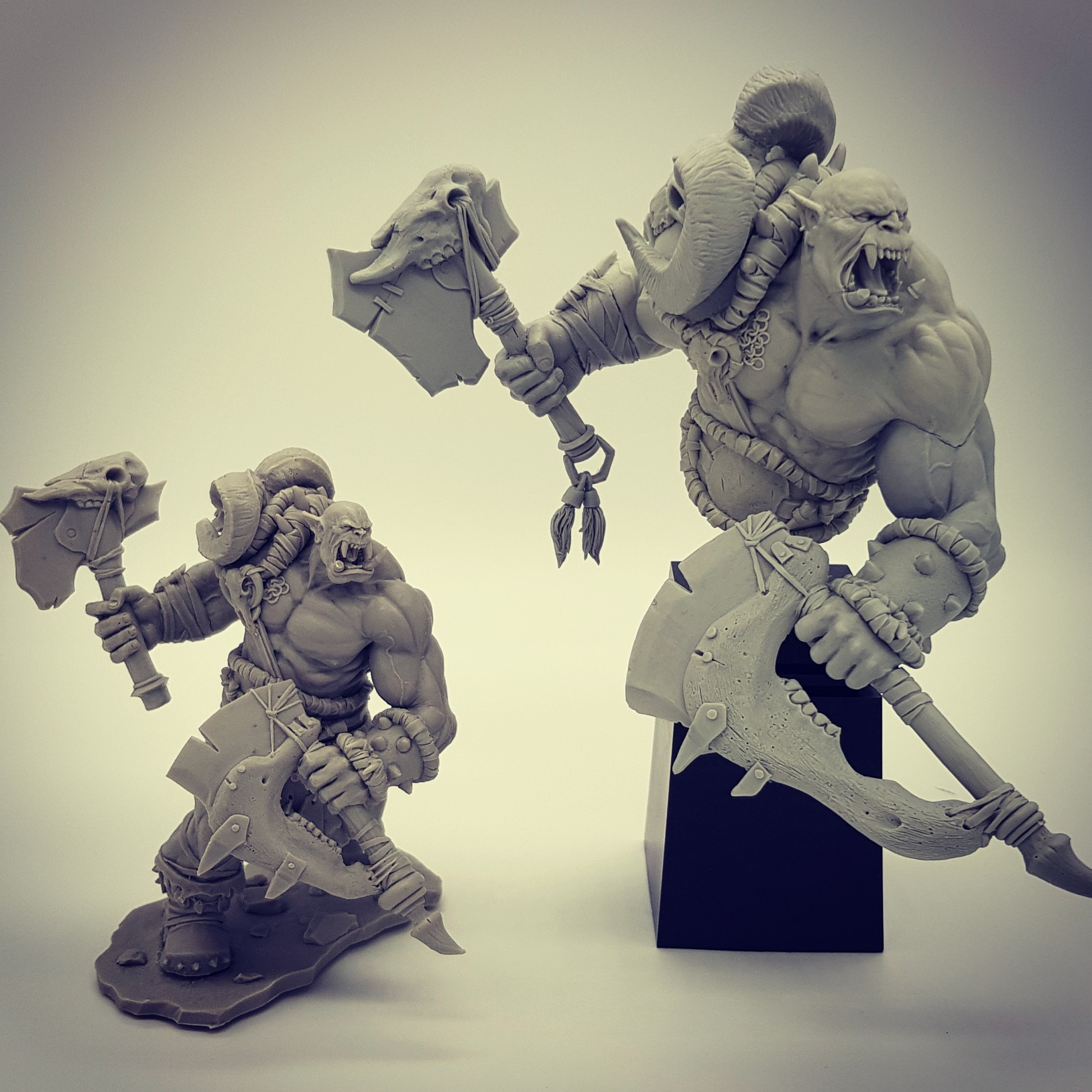Orc Rager 75mm and 1/12 bust size... - Black Sun Miniatures | Facebook