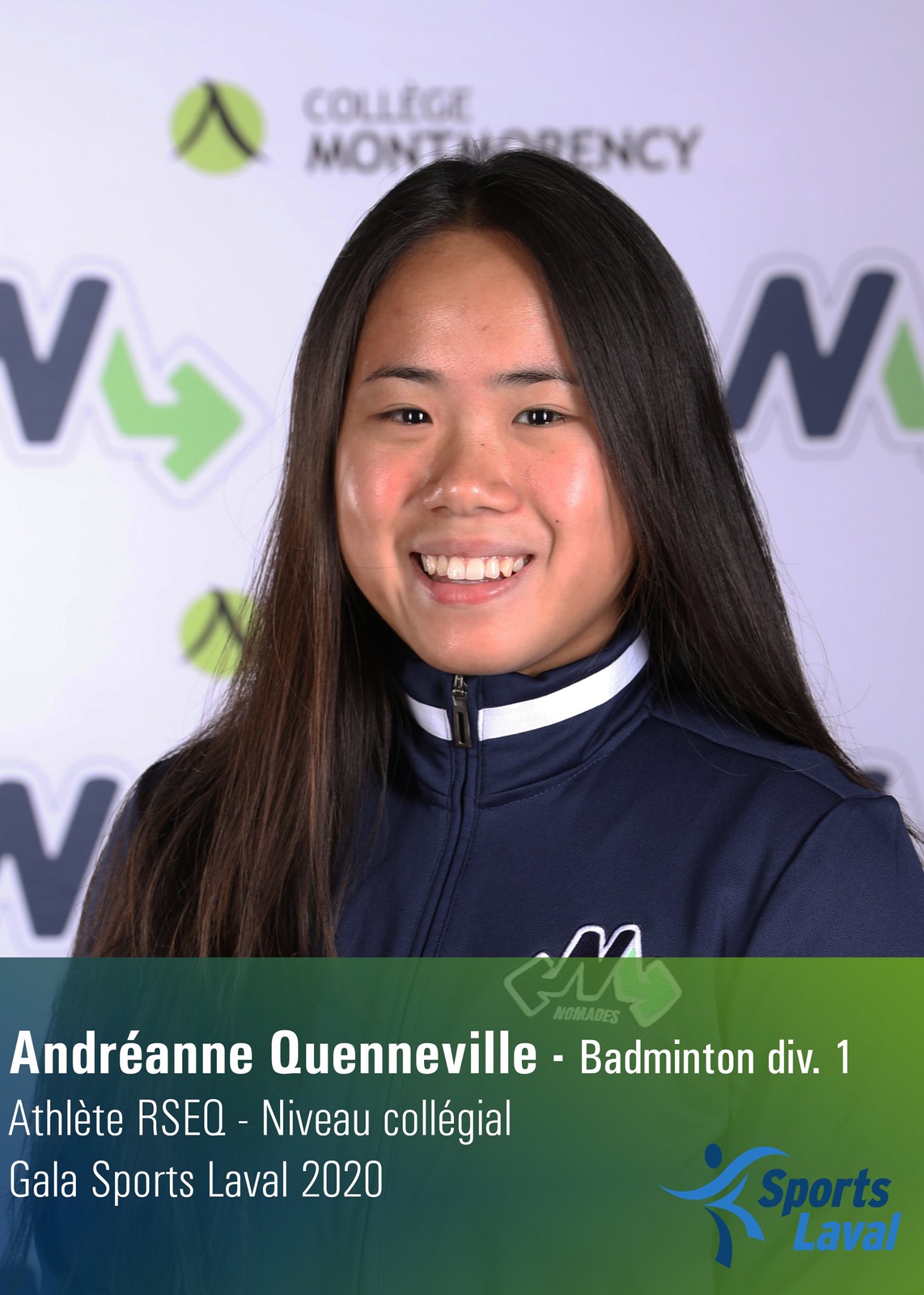 Nomades - Andréanne Quenneville - Badminton div. 1 Athlète RSEQ ...