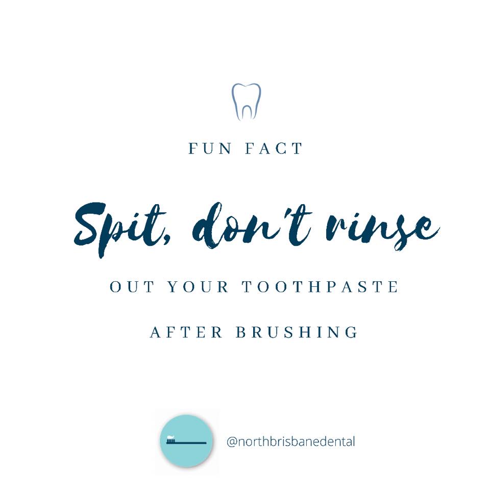 Yes, it’s true! Spit, don’t... - North Brisbane Dental Clinic | Facebook